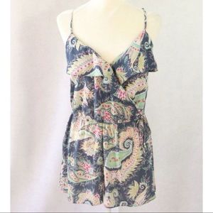 American Eagle Paisley Romper